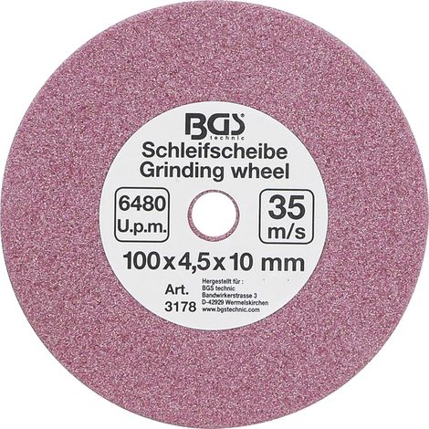 BGS - Mola per affilatura catena motosega, 100 x 4,5 x 10 mm (1/3)
