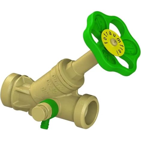 JS Valvola a flusso libero con filetto maschio MULTI, con scarico, con albero in salita, DN20, filetto maschio 1'', omologato DVGW, 0015472000001