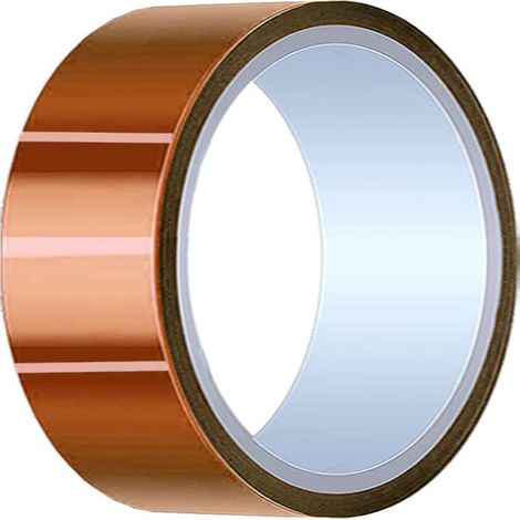 Ruban Haute Température 50mm x 33m (90ft) Polyimide Résistant à la Chaleur pour Masquage/Soudure/Imprimantes 3D / Batterie (1/5)