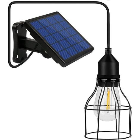 Sensitive Light IP65 Suspension solaire E27 étanche pour jardin, cour, terrasse, balcon 2 (1/5)