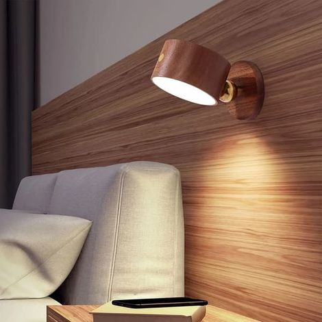 Ecleanfy - Applique murale LED, lampe murale avec batterie rechargeable (1/5)
