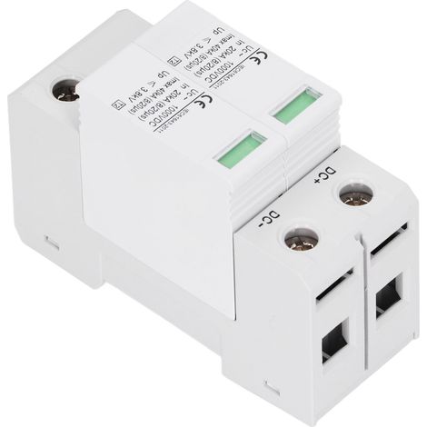DC 1000V 40KA Überspannungsschutzgerät für Photovoltaikanlagen, weiß, 2-polig (1/5)