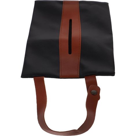 mouchoirs de voiture élégant et fonctionnel en cuir PU noir (1/5)