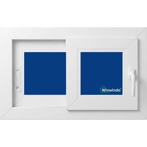 Ventana Corredera PVC Reforzado 800x500 Blanca (1/2)