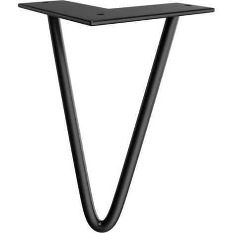 Sapho - Pata para muebles, altura 20 cm, negro mate 30387 (1/3)