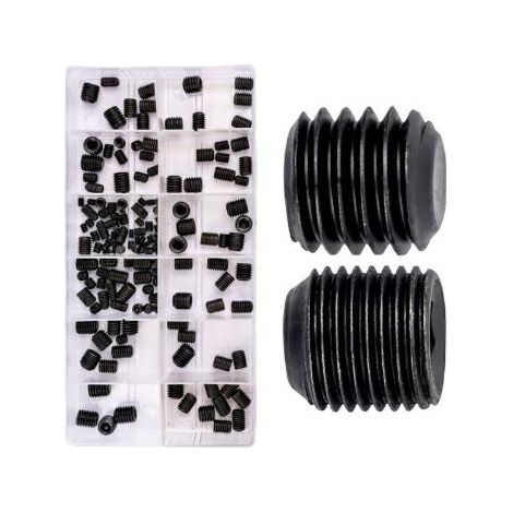 Waart Tornillos de Allen Sin Collar 160 Piezas, tornillos de alta calidad, ideal para construcción y reparación, durabilidad y resistencia