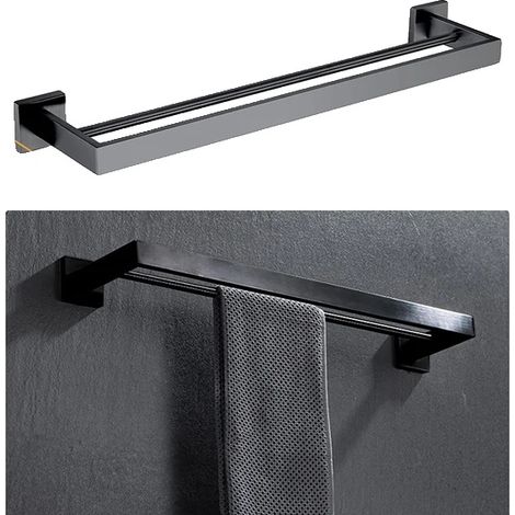 Ensemble de quincaillerie de salle de bain, barre à serviettes murale, design moderne, 002FB (1/2)