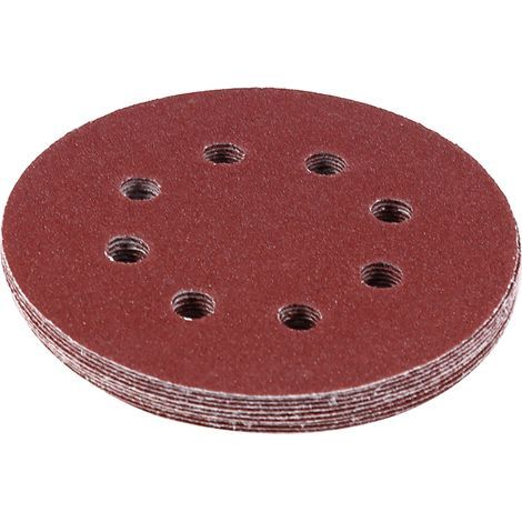 125-mm-Polierpads, rote 8-Loch-Schleifscheiben, Schleifpapier (100) (1/3)