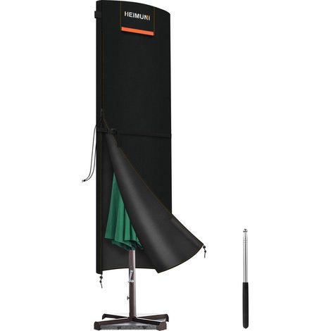 Schutzhülle Ampelschirm 230cm wasserdicht UV-beständig 420D Oxford für Ø 2-4m (1/5)