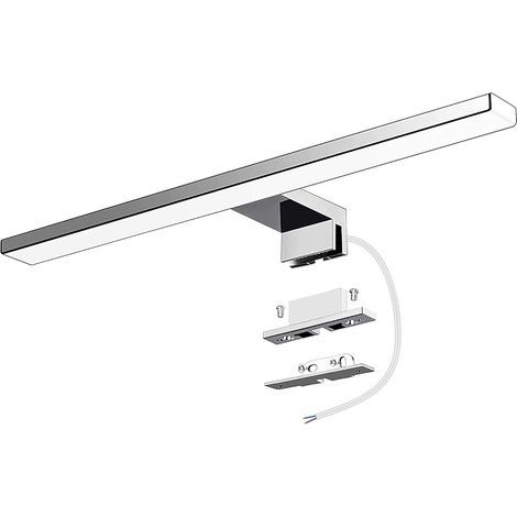 LED-Spiegelleuchte, 400 mm, neutralweiß 4000 K, IP44, Edelstahl, Badezimmer (1/5)