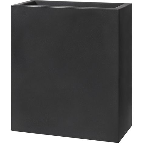 Vaso 79x39x90 cm in Polietilene Schio Tower Maxi 80 Antracite (1/2)