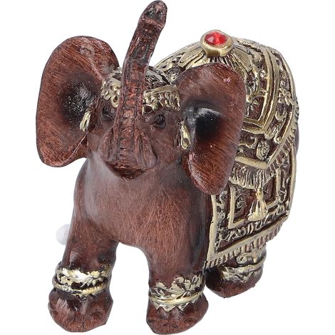 d éléphant en résine figurine décorative pour bureau ou (1/5)
