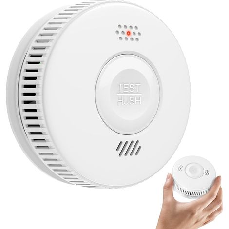 Détecteurs de fumée et d'incendie, piles et accumulateurs pour la maison, batterie autonome d'une durée de vie de 10 ans. (1/5)