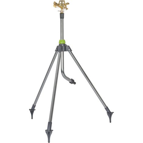 Arroseur de jardin rotatif sur trépied Alu Portée max 14 m Raccord rapide VITO (1/5)