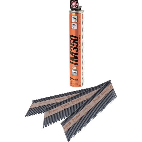 Spit – Pack de 2200 clous lisses 2,8 x 70 mm – Pour bois dur et béton armé – Vissage rapide en série – 141212