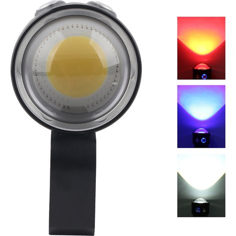 QX3 400LM Torche LED étanche COB pour plongée 100M, lampe de remplissage photo et vidéo sous-marine (1/5)