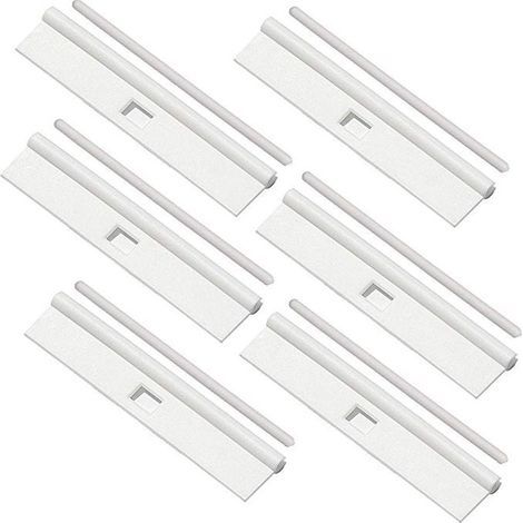 Feuille de suspension simple en PVC de 89 mm, sans préparation, accessoires pour stores verticaux, auto-adhésive, sans couture (1/5)