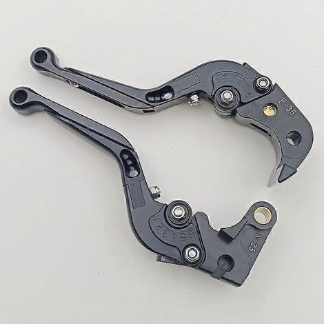 Pour motos Suzuki GSXR600 2006-2010, levier de frein, d'embrayage et de klaxon modifié (noir 3) (1/3)