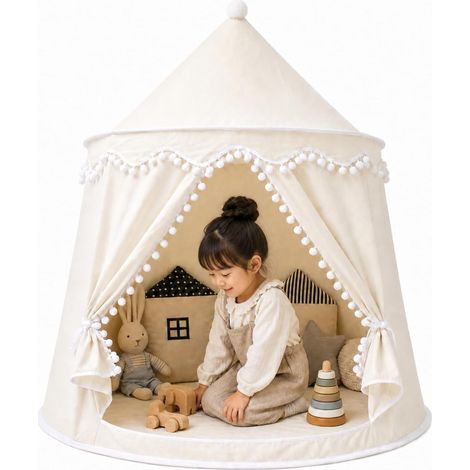 Grandes tentes châteaux, tentes dômes pliables, tentes pointues portables, cabanes de jeux dômes d'intérieur/extérieur, tentes de camping, tentes de couchage, légères et faciles à installer (1/4)