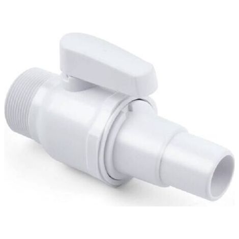 Vanne à boisseau sphérique Econoline à deux voies de remplacement, compatible avec le filtre de piscine Hayward SP0729, 1,5" MIP x 1,5" - 1,25" en plastique ABS, 1 paquet (1/4)