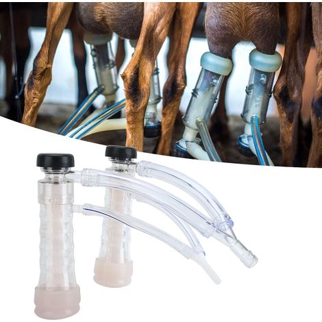 Machine à traire portable pour chèvres, manchons trayeurs, unité de traite pour chèvres et brebis, kit d'accessoires (1/5)
