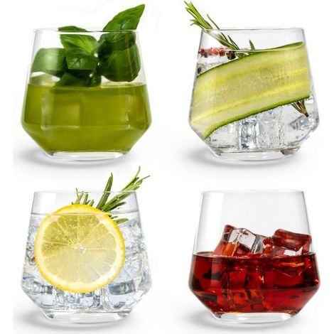 Coffret de 2 verres à gin 380 ml Verres à boire Coffret Gin Tonic Verres à cocktail Cadeau pour hommes et femmes (1/2)