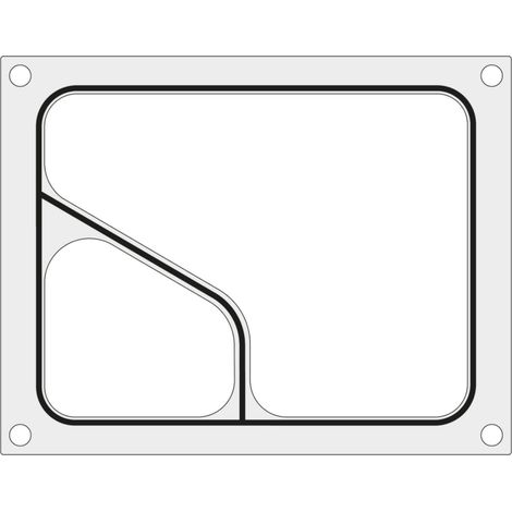 Stampo per saldatrice CAS CDS-01 per vassoio COLT in due parti 227x178 mm - Hendi 805381