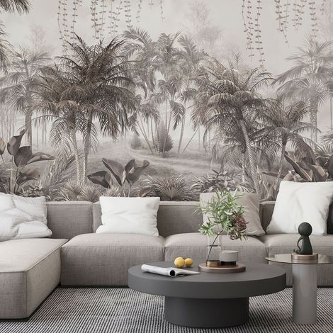 Papier peint panoramique - Forêt tropicale - 130 cm x 64 cm (1/4)