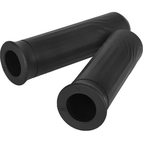 Housses de guidon en silicone noir pour trottinettes électriques Niu KQ3 et KQ2  housses de protection résistantes aux taches et antidérapantes.