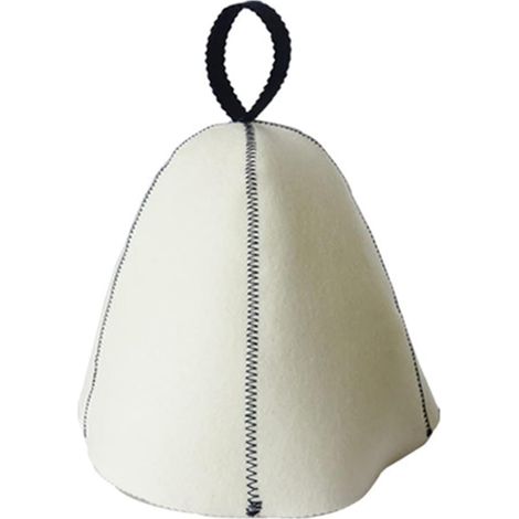 Bonnet de Sauna pour Homme Et Femme Chapeau Casquette de Sauna Sauna Feutre Protection de la TêTe Capuchon (1/5)