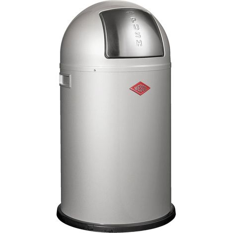 Wesco Mülleimer Pushboy Junior silber (1/3)