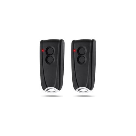 Telecommande Porte de Garage pour EcoStar RSC2-433 RSE2-433 RSZ1-433, pour Hormann Ecostar Liftronic/TUBAUTO EuroPro 500/700/800, pour Portronic D2500/D5000/S4000, 2 Pièces - Crezuo (1/4)