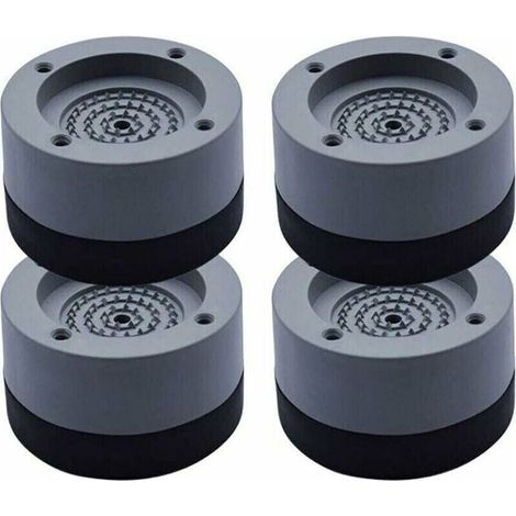 4Pcs Patins Anti Vibration Tampon Anti-vibration Lave Linge Universel Pieds Stabilisateur Piédestal pour Lave-Linge Réfrigérateur (1/5)