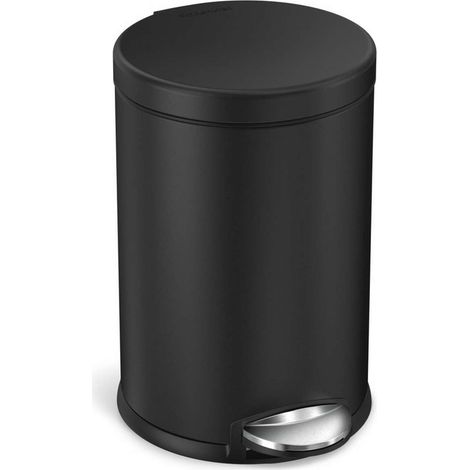 Simplehuman - Papelera 4,5 l, negro mate CW2091 (1/5)