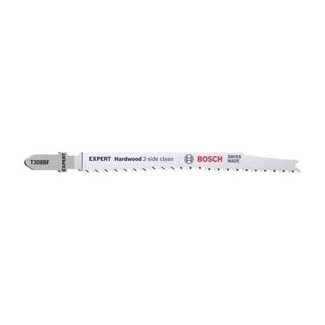 Lame de scie sauteuse T308BF Expert Hardwood 2-Side Clean (3 pièces) - 2608900543 - Bosch