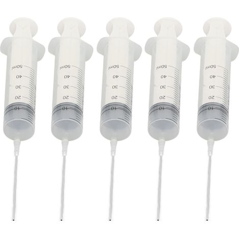 5-teiliges Tintenpatronen-Set, 50-ml-Spritze mit Skala, Einfüllwerkzeug zum Nachfüllen von Druckerpatronen (1/5)