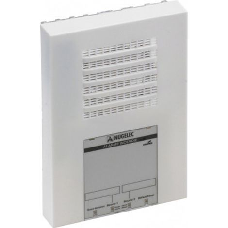 Alarme incendie Type 4 PLANETE – 2 boucles de détection – Alimentation 230V avec batteries de secours – Diffuseur sonore intégré – Cooper (1/3)