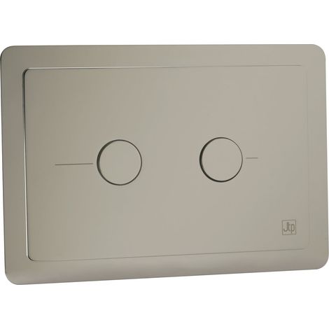 JTP Grosvenor Metal Pneumatic Flush Plate - Nickel (1/2)