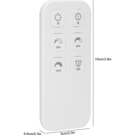 Télécommande sans fil avec réglage de la luminosité et minuterie pour éclairage LED de meubles (1/5)