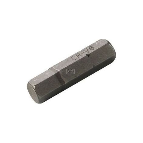 Bit Länge 25 mm Antrieb Außensechskant 6,3 mm (1/4") Innensechskant 6 mm