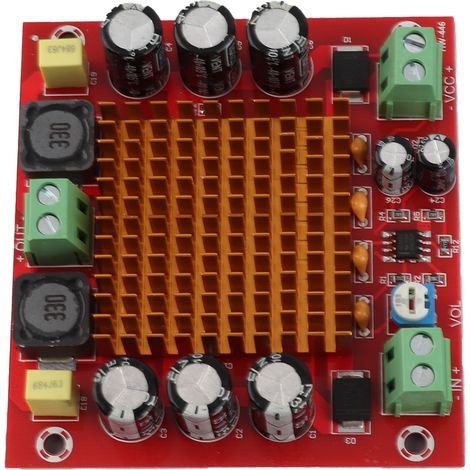 Digitale Leistungsverstärkerplatine Mono-Audioverstärker mit TPA3116DA-Chip, 150 W, 12–26 V, XH-M544 (1/5)