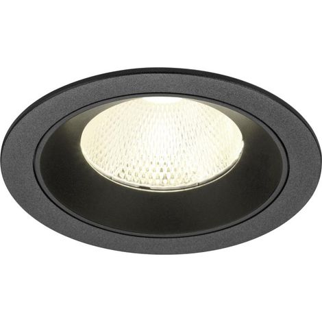 Encastré downlight NUMINOS® L intérieur 4000 K 20° IP20 rond noir - SLV - 1009792 (1/2)