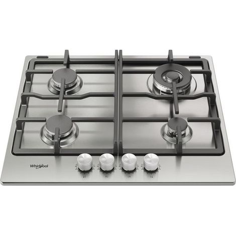 Whirlpool TGML 661 IX Edelstahl Einbau-Gasherd 58 cm 4 Brenner (1/2)