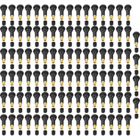 Tige de Valve de pneu à pression, 100 pièces, remplacement universel pour voiture et moto (TR413) (1/5)