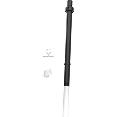 BOSCH Abgaszubehör FC-Set80-C33x (hinten Grundbausatz C33x, schwarz,1,5m,d:80/125