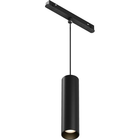 Sospensione binario 1 fase nera LED 12W 3000K Maytoni (1/3)