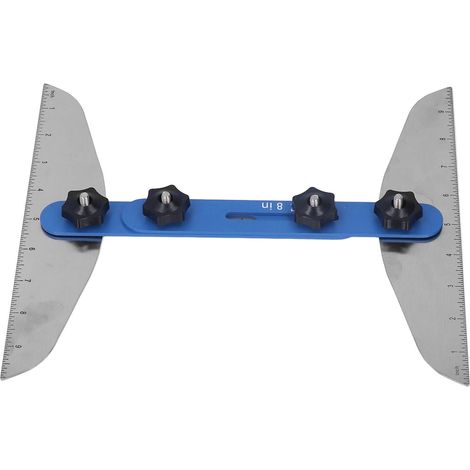 Gabarit de Mesure pour Contremarches et Tablettes, Jig de Pose 28-152 cm, Outil de Précision pour Cloisons Sèches (1/5)