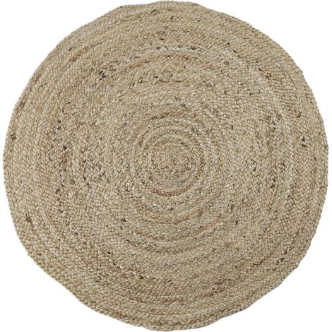 Tapis - HOME DECO FACTORY - Rond - Jute - Marron (1/5)