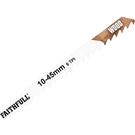 Faithfull Wood Jigsaw Blades Pack of 5 T101D FAIJBT101D