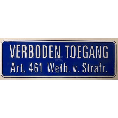 Cartello "Verboden toegang" MAZON WB2200